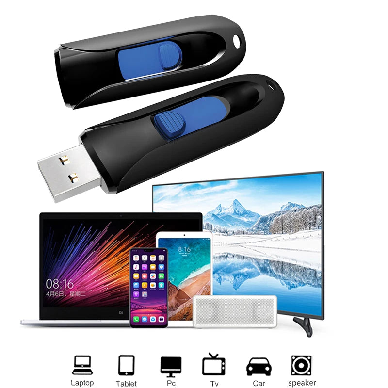 USB Key USB flash Drive 128GB 64GB 32GB Pen Drive Pendrive 128 64 32 GB USB Flash Memory Cle USB Stick
