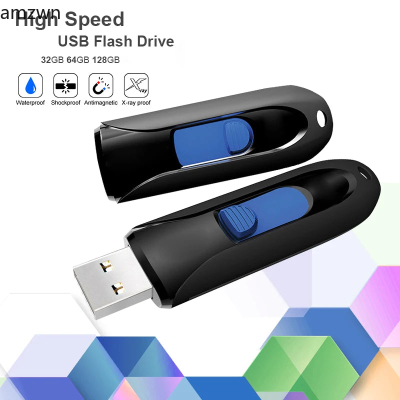 USB Key USB flash Drive 128GB 64GB 32GB Pen Drive Pendrive 128 64 32 GB USB Flash Memory Cle USB Stick