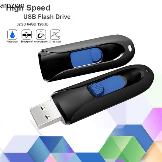 USB Key USB flash Drive 128GB 64GB 32GB Pen Drive Pendrive 128 64 32 GB USB Flash Memory Cle USB Stick